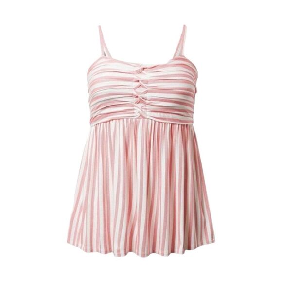 NEW TORRID Plus Size super Soft V-Neck Twisted Front Babydoll Tank Top 2X - Picture 3 of 14